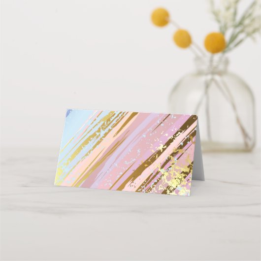 Getextureerde roze achtergrond plaatskaartje (Voorkant)