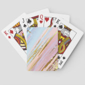 Getextureerde roze achtergrond pokerkaarten (Achterkant)