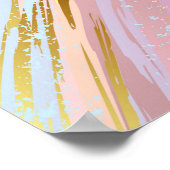 Getextureerde roze achtergrond poster (Hoek)