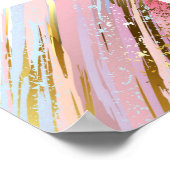 Getextureerde roze achtergrond poster (Hoek)