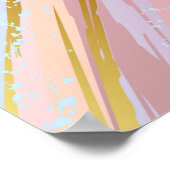 Getextureerde roze achtergrond poster (Hoek)