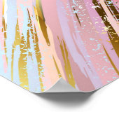Getextureerde roze achtergrond poster (Hoek)