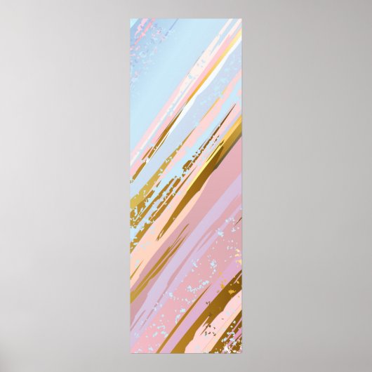 Getextureerde roze achtergrond poster (Voorkant)