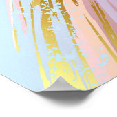 Getextureerde roze achtergrond poster (Hoek)