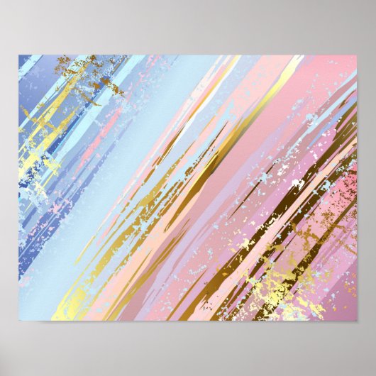 Getextureerde roze achtergrond poster (Voorkant)