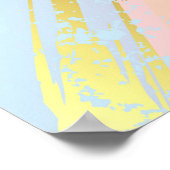 Getextureerde roze achtergrond poster (Hoek)
