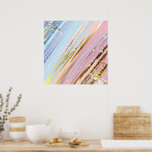 Getextureerde roze achtergrond poster (Keuken)