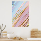 Getextureerde roze achtergrond poster (Keuken)