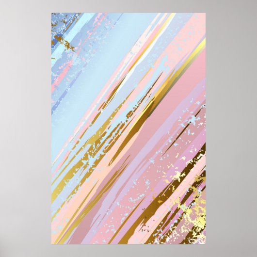 Getextureerde roze achtergrond poster (Voorkant)