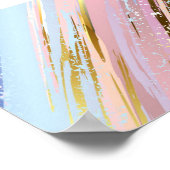 Getextureerde roze achtergrond poster (Hoek)