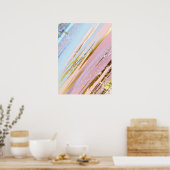 Getextureerde roze achtergrond poster (Keuken)