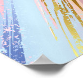 Getextureerde roze achtergrond poster (Hoek)