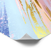 Getextureerde roze achtergrond poster (Hoek)