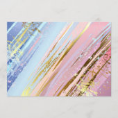 Getextureerde roze achtergrond programmakaart (Voorkant)