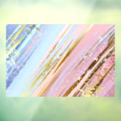 Getextureerde roze achtergrond raamsticker (Vel 3)