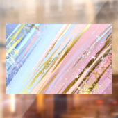 Getextureerde roze achtergrond raamsticker (Vel 2)