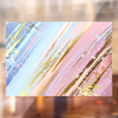 Getextureerde roze achtergrond raamsticker (Vel 2)