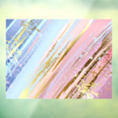 Getextureerde roze achtergrond raamsticker (Vel 3)