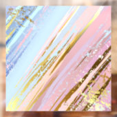 Getextureerde roze achtergrond raamsticker (Vel 2)