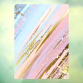 Getextureerde roze achtergrond raamsticker (Vel 3)