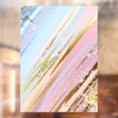 Getextureerde roze achtergrond raamsticker (Vel 2)