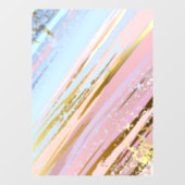 Getextureerde roze achtergrond raamsticker (Vel)