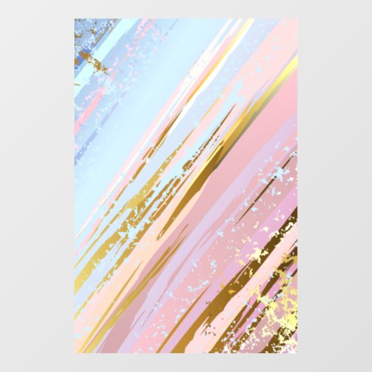 Getextureerde roze achtergrond raamsticker (Vel)