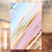 Getextureerde roze achtergrond raamsticker (Vel 2)