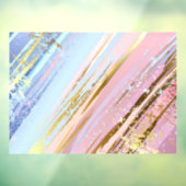 Getextureerde roze achtergrond raamsticker (Vel 3)