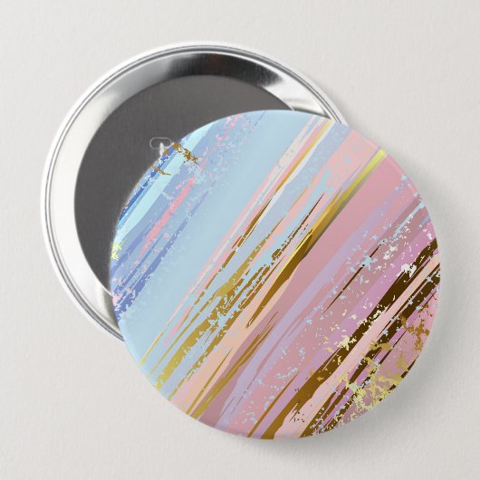 Getextureerde roze achtergrond ronde button 4,0 cm (Voorkant /achterkant)