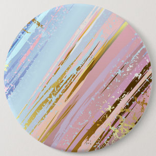 Getextureerde roze achtergrond ronde button 6,0 cm