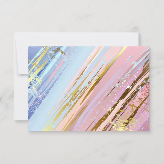 Getextureerde roze achtergrond RSVP kaartje (Voorkant)