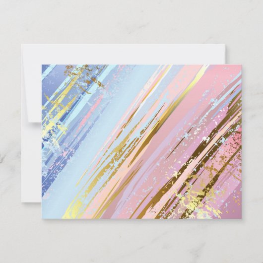 Getextureerde roze achtergrond RSVP kaartje (Voorkant)