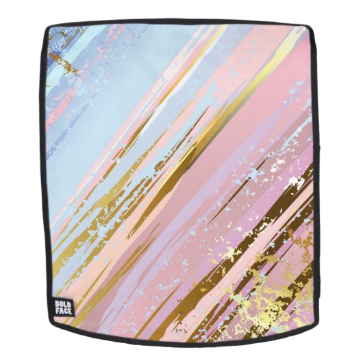 Getextureerde roze achtergrond rugtassen (Verwijderbaar gezicht)