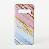 Getextureerde roze achtergrond samsung galaxy hoesje (Achterkant)