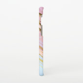 Getextureerde roze achtergrond samsung galaxy hoesje (Linkerkant)