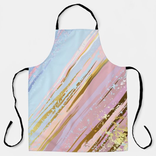 Getextureerde roze achtergrond schort (Voorkant)