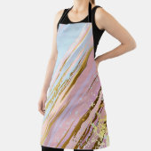 Getextureerde roze achtergrond schort (Insitu)