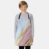 Getextureerde roze achtergrond schort (Gedragen)