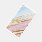 Getextureerde roze achtergrond servet (Hoek)