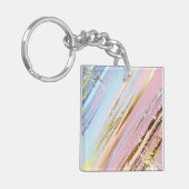 Getextureerde roze achtergrond sleutelhanger (Voorkant Links)