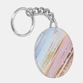 Getextureerde roze achtergrond sleutelhanger (Voorkant Links)