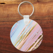 Getextureerde roze achtergrond sleutelhanger (Voorkant)