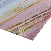 Getextureerde roze achtergrond snijplank (Hoek)