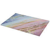 Getextureerde roze achtergrond snijplank (Hoek)