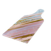 Getextureerde roze achtergrond snijplank (Hoek)