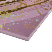 Getextureerde roze achtergrond snijplank (Hoek)