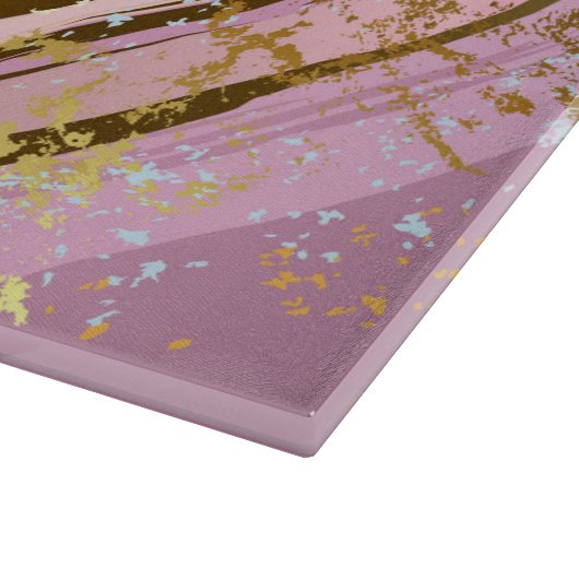 Getextureerde roze achtergrond snijplank (Hoek)