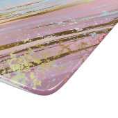 Getextureerde roze achtergrond snijplank (Hoek)