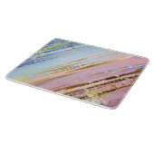 Getextureerde roze achtergrond snijplank (Hoek)